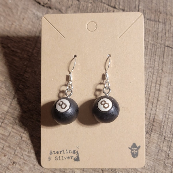 Mini 8-Ball Earrings