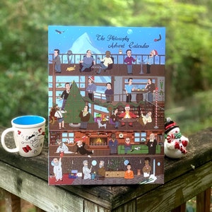 Classic Philosophers Advent Calendar Tea Box (DOUBLE STUFFED)