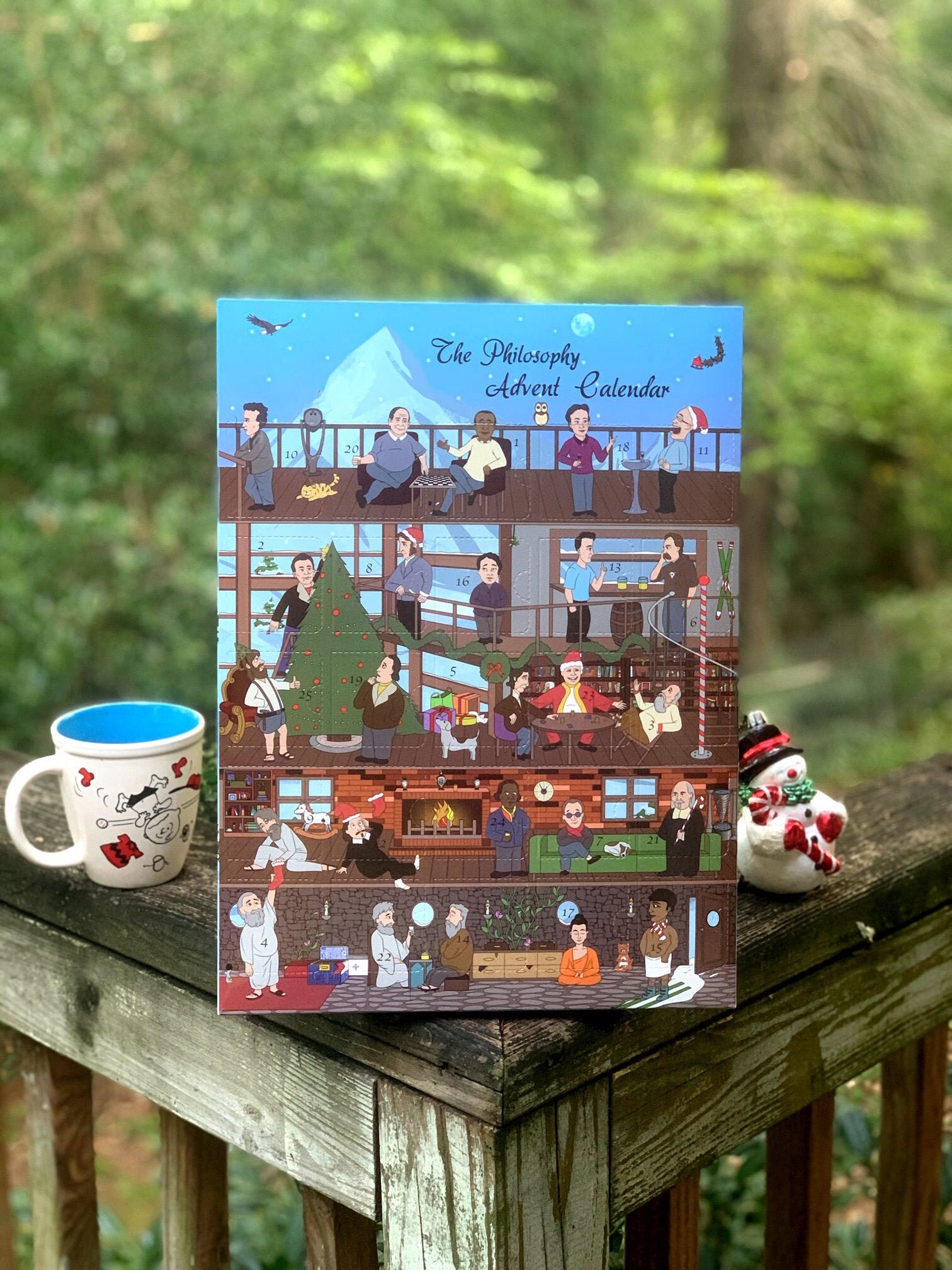 Classic Philosophers Advent Calendar Tea Box - Etsy