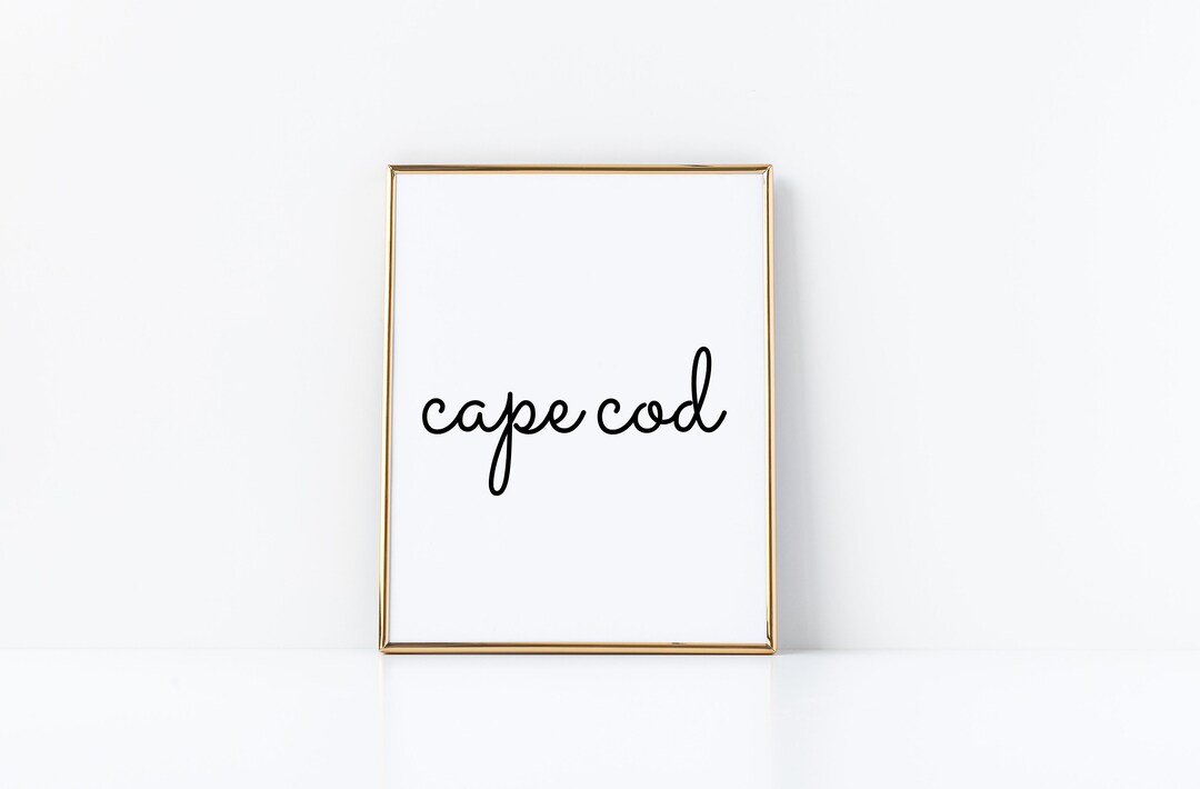 Cape Cod Wall Art, Massachusetts Print, Digital Download, Boston Poster ...