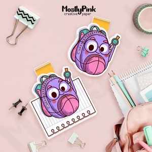 Magnetic Bookmark Back to School A
