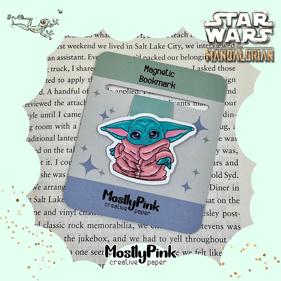 Bookmark Baby Yoda 1 Etsy