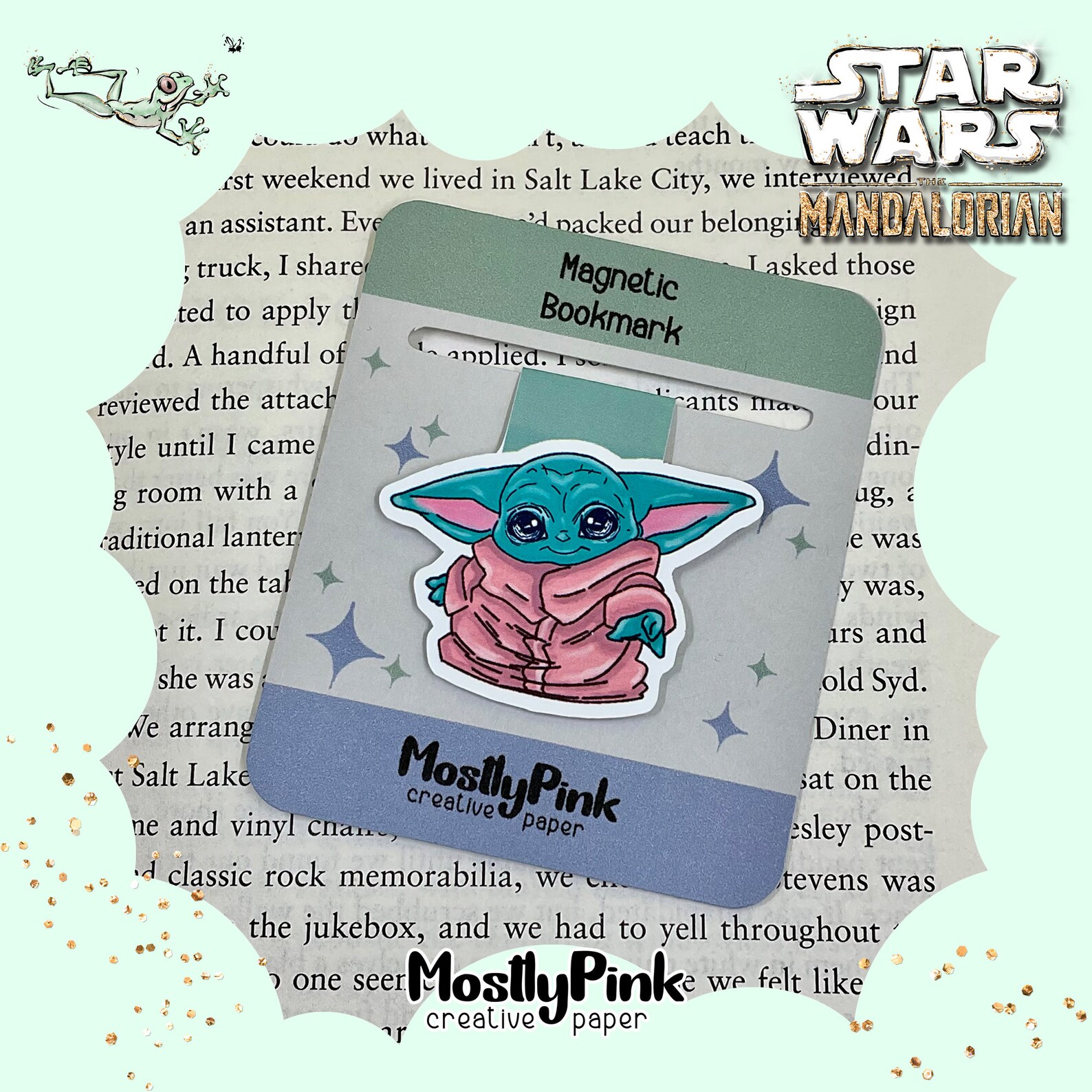 Bookmark Baby Yoda 1 Etsy