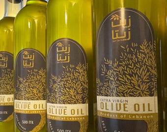 Cold-pressed Extra Virgin olive Oil from South Lebanon