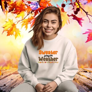 Fall PNG | Sweater Weather PNG | Sublimation Design Download | Sweater Weather Sublimation Design | Autumn PNG Design | Autumn Sublimation
