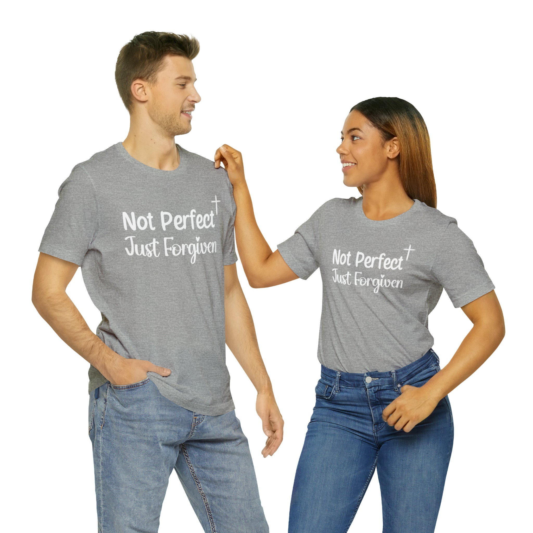 Not Perfect Just Forgiven Tee | T-shirt | Forgiven Shirt | Religion ...