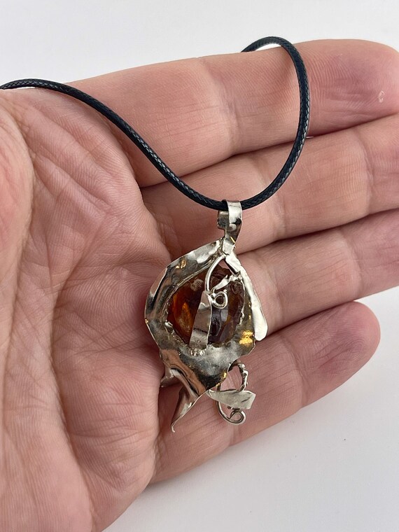 Abstract, Tree of Life Vine, Citrine Sterling Sil… - image 4