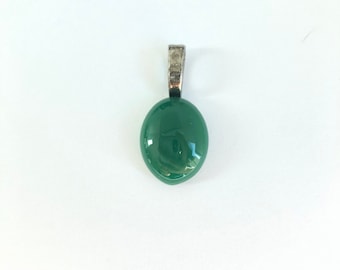 green glass necklace