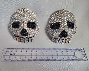 Crystal Skull Nipple Pasties