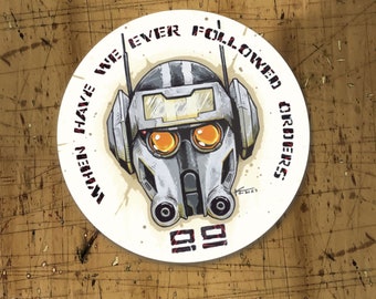 Tech from the Bad Batch - Sticker - Star Wars - 3" x 3"