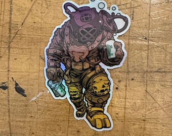 Deep Sea Beer Run Holographic Sticker