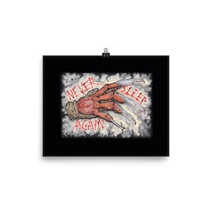 Freddy&#39;s Glove from A Nightmare on Elm Street - Print - Freddy Krueger 8&quot;x10&quot;
