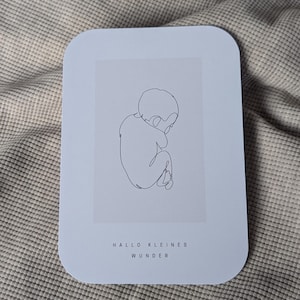 Carte en papier écologique avec enveloppe