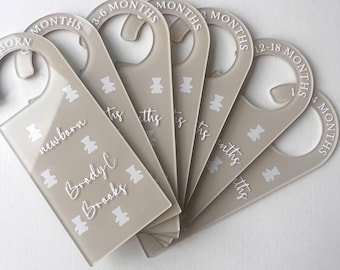 Custom Baby Closet Dividers | Acrylic Nursery Organizer,