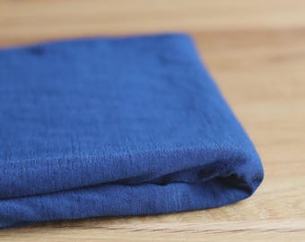 Merino wool jersey, blue, 190 g/m², perfect for long-sleeved shirts, underwear, t-shirts and children's clothing.