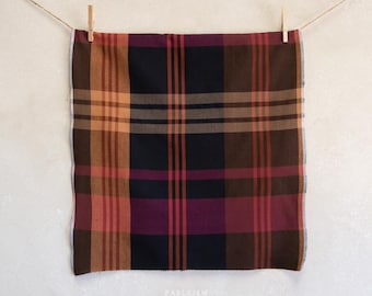 Lumiere MAHOGANY cotton fabric from Fableism for clothing, decoration or accessories