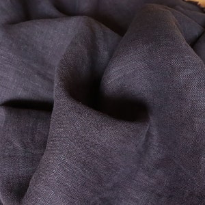 Washed Linen - Oeko-Tex® - Anthracite Washed Linen - Oeko-Tex® - Anthracite
