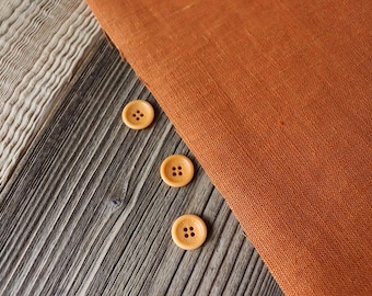 JOOP! Taguna nut buttons with 4 holes, 15 mm, mango