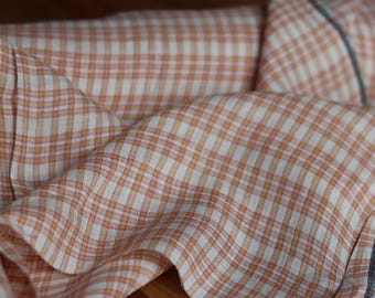 Linen Rina stonewashed 150 g/m2 Mango linen fabric for dresses, trousers, blouses