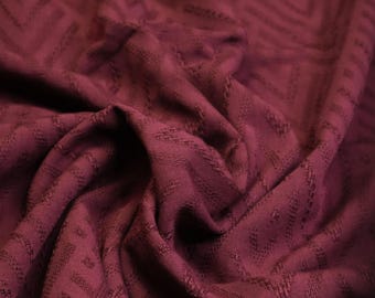 Viscose ECOVERO Alta Jacquard MeetMILK 130 g/m2 PINOT perfect for blouses, skirts, dresses