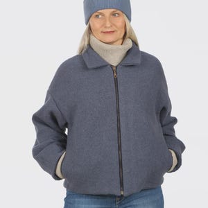Paper pattern FRAU Ebba lined jacket ready for studio cutting - German