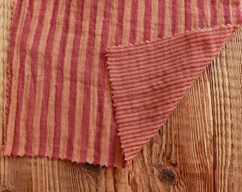 Double Gauze brown sugar 125 g/m2 stripes perfect for trousers, skirts, dresses OEKO Tex