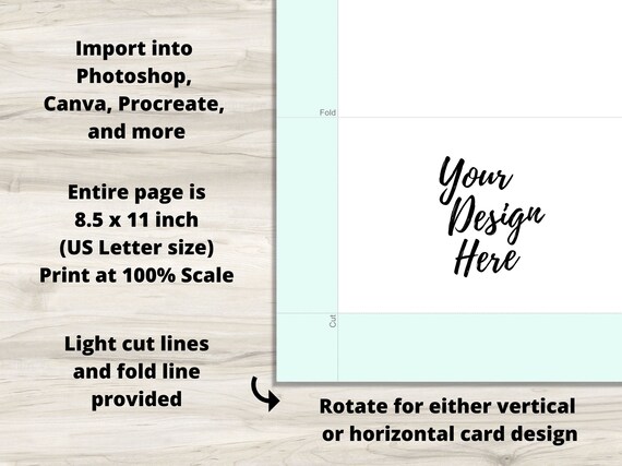 4x6 and 5x7 Greeting Card Template Bundle PSD PDF & Jpg - Etsy