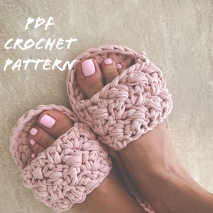 PDF CROCHET PATTERN women sleepers (36/38, 39/42)