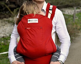 MARCO GEMINI Toddler Carrier, Denim Baby Carrier, Adjustable Mei Tai, Denim Sling Carrier, Denim Mei Tai Baby Carrier, Baby Shower Gift