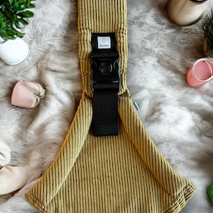 Bambeari-draagdoek heupdrager peuter, hoge kwaliteit, corduroy draagdoek, enkele schouder, heupdrager, veiligheidsgesp