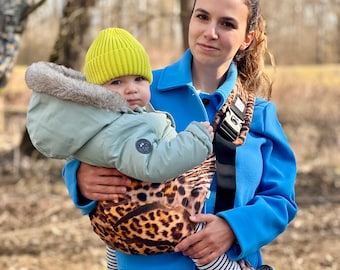 Bambeari GO Expression - Ergonomic Toddler Hip Carrier - 100% Cotton Twill Sling