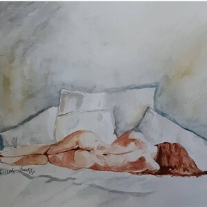 Original Watercolor Painting, Watercolor painting, home decor, wall decor, original painting, paintings, contemporary art