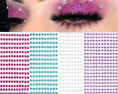 Festival Face Stickers Rave Sticker Rhinestones Face Jewels Gems