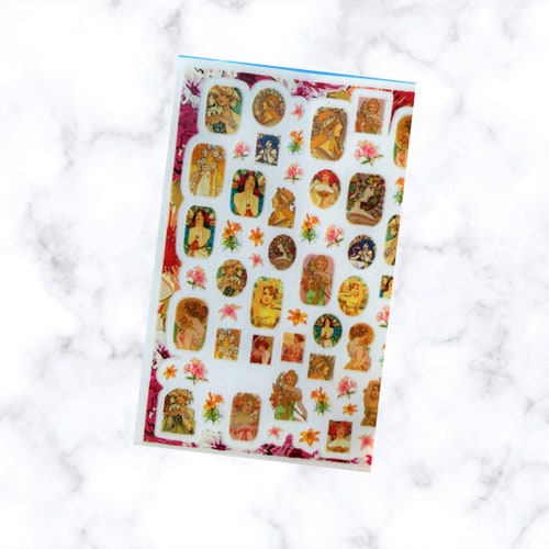 Greek Goddess Nail Art Goddess Nail Stickers Athena Etsy