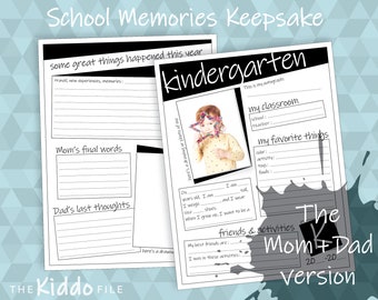 Schulerinnerungen Andenken - Mom + Dad US Edition (PDF)