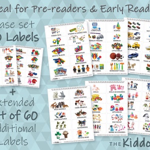 Kids Playroom Labels for Organising Toys Printable Digital Download ...