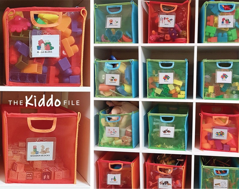 Kids Playroom Labels for Organising Toys Printable Digital - Etsy