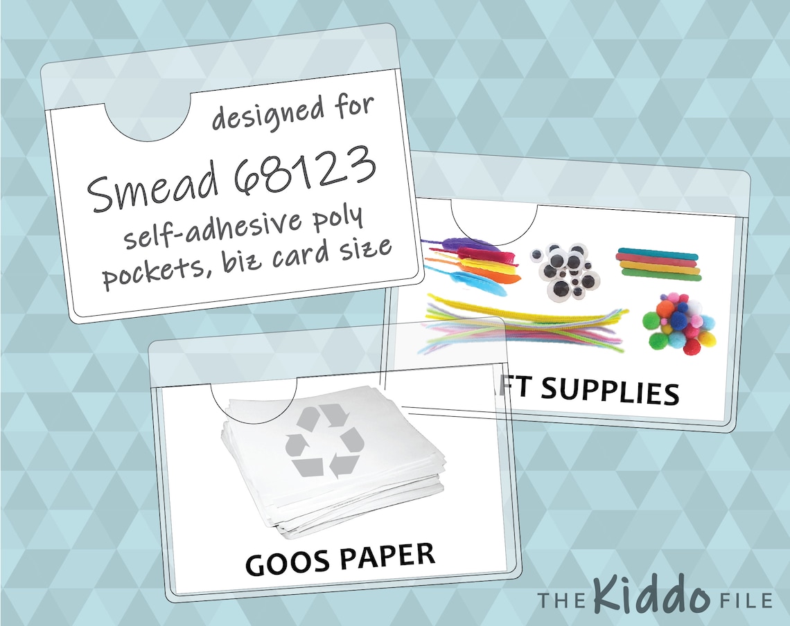 Printable Kids Arts & Crafts Labels for Organizing Digital Etsy