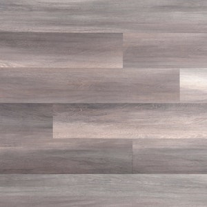 Peel and Stick Tiles Easy DIY Wall and Floors Luxe Shiplap Effect Wood Look Flooring in White Mocha