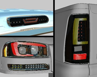 Bundle: Sierra Headlight, Taillight, and 3rd Brake light