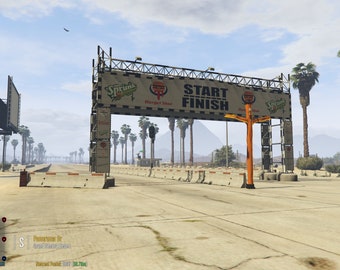 FiveM Sandy Shores Drag Strip Map Addon