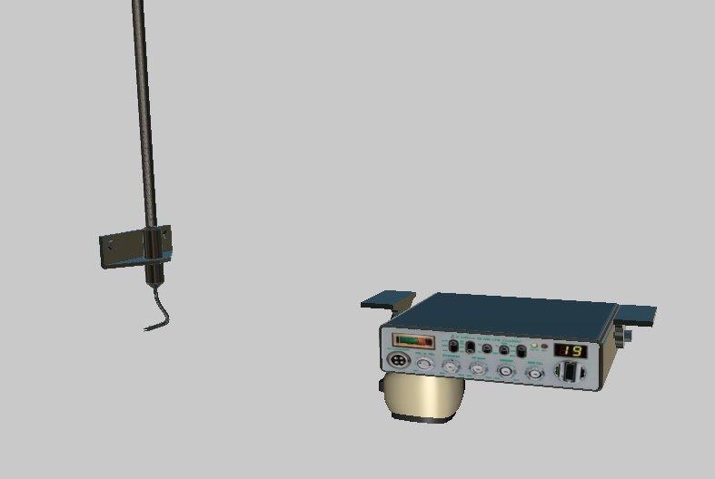 CB Whip/Antenna and CB Radio