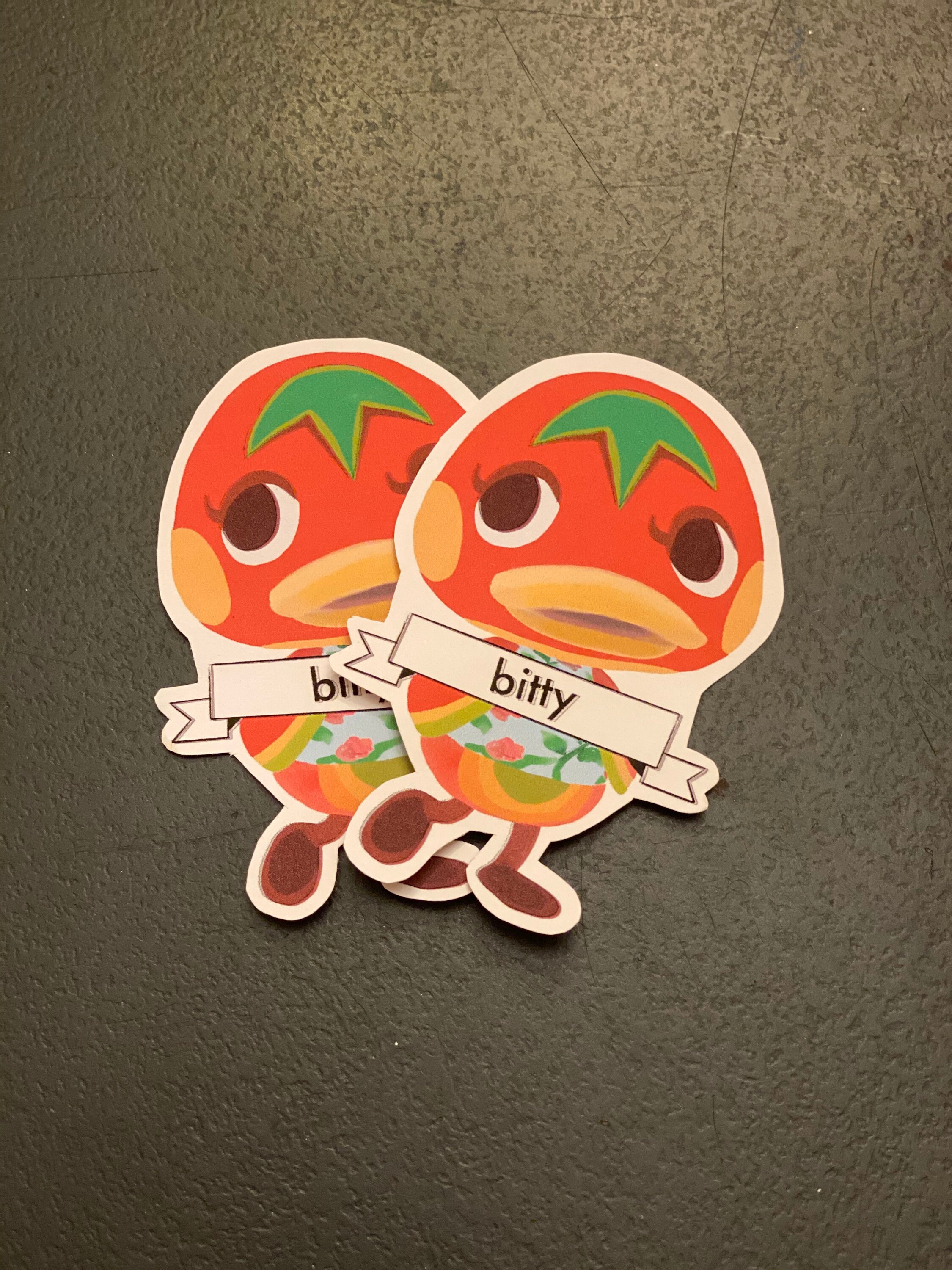 Ketchup Animal Crossing Sticker Etsy