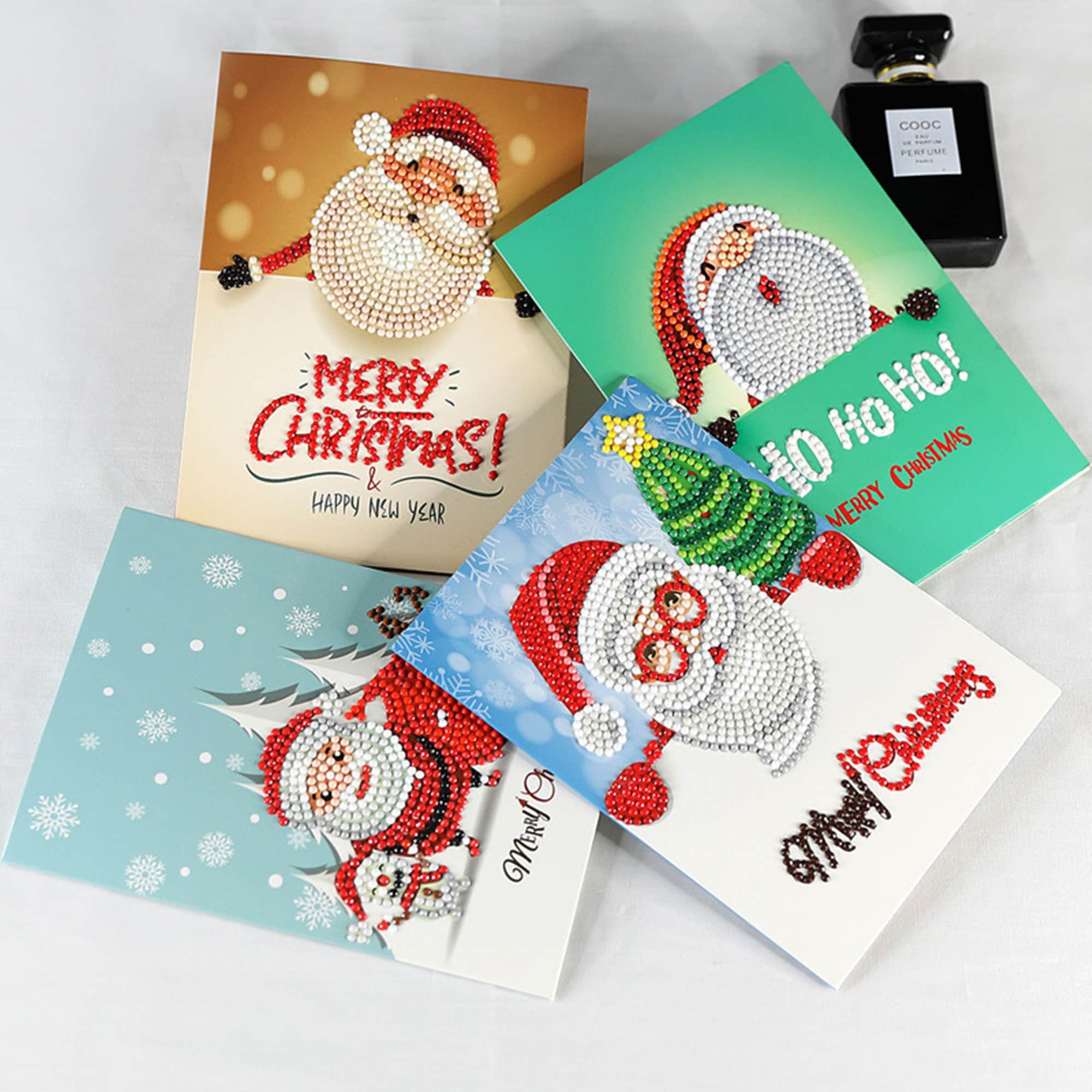 5D Diamond Painting Christmas Cards DIY Special Shaped Diamond - Etsy UK