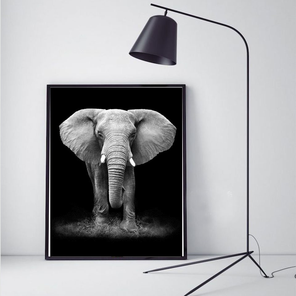 5D DIY Black White Diamond Painting Full Square Drill Cross Etsy