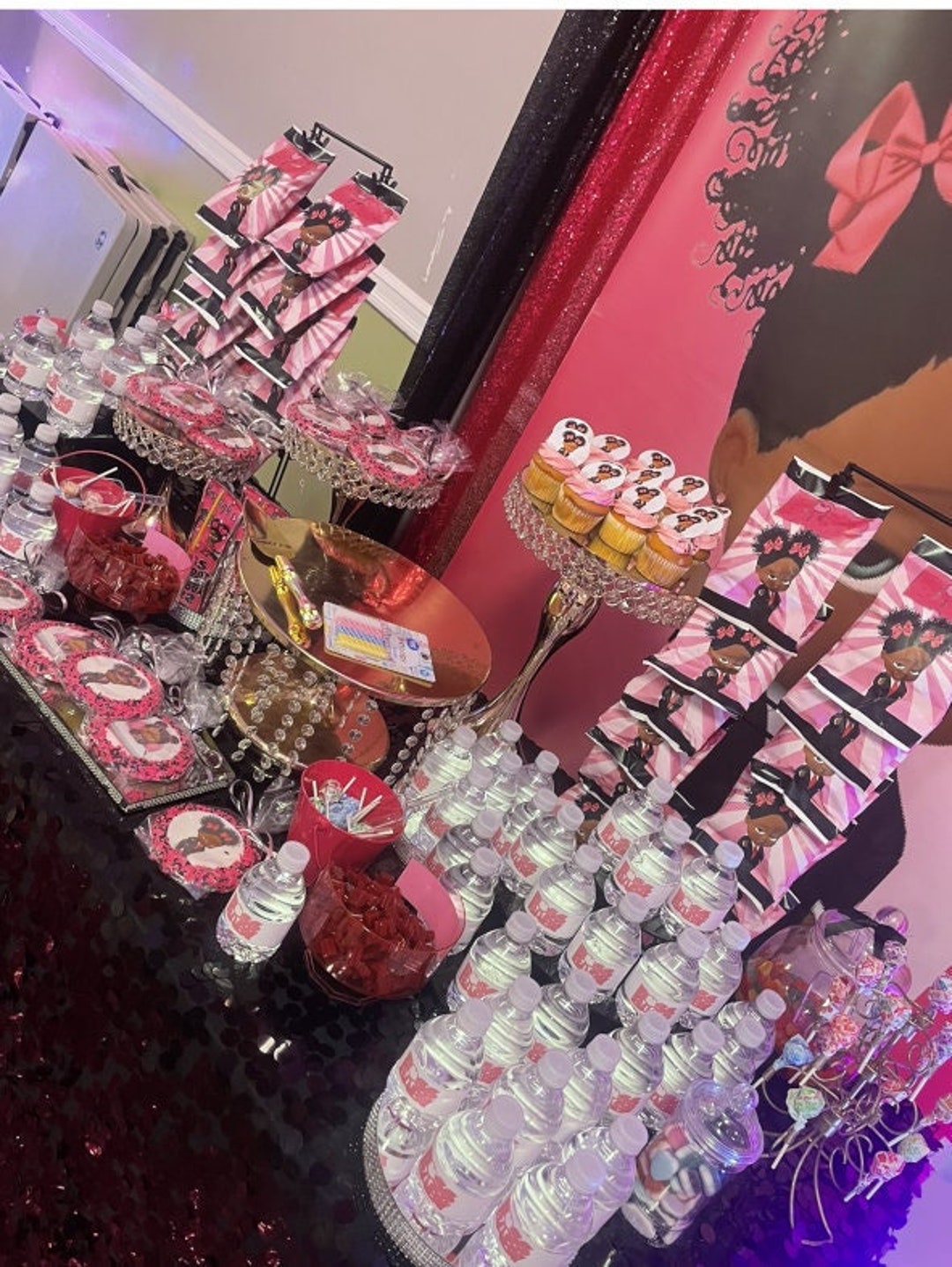 Curated visual reference: Fresh Look at Girl Boss Baby Custom Water Bottles Or Chip Bags