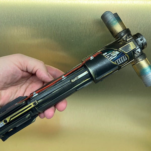 KYLO REN'S Lightsaber - Prop - 3D Printed - Replica - Hand Painted -