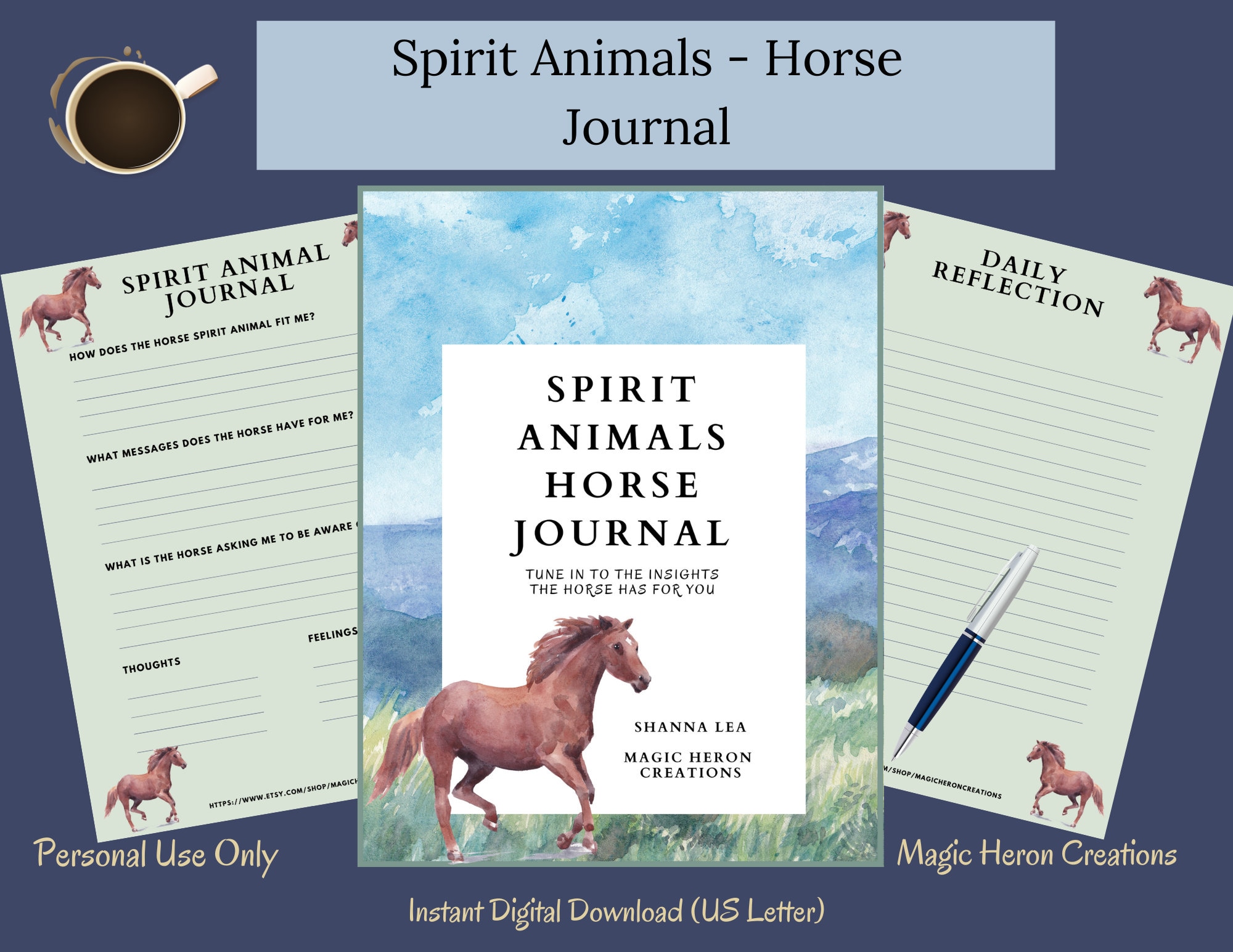 SPIRIT ANIMAL Horse Animal Guide Totem Meanings Spirit - Etsy