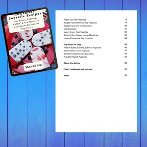 Recetas caseras de paletas heladas: Más de 60 paletas de frutas, pudín, café y té, con paletas especiales para perros / Descarga digital / Libro de cocina imprimible en PDF imagen 6