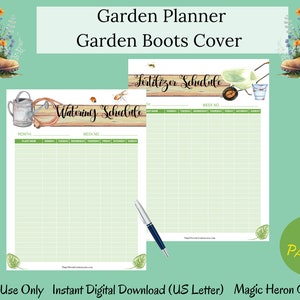 Printable Garden Planner Bundle, Garden Journal, Homestead Garden, Plant Profile, Seed Starting, Planting Guide, Garden Layout, Organizer image 8